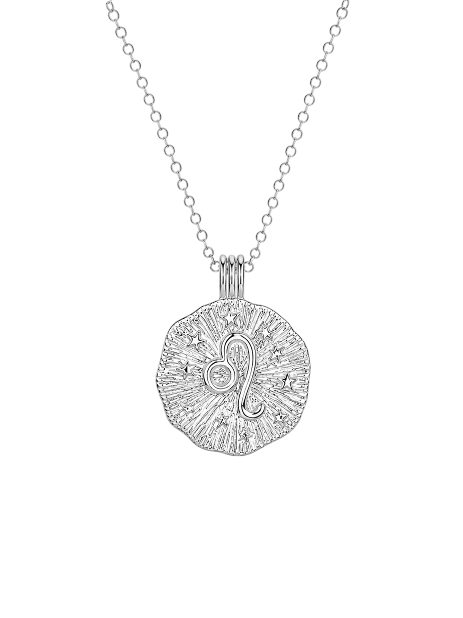 Sun in leo necklace - sterling silver
